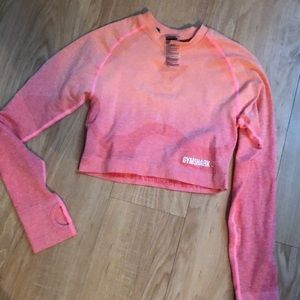Gymshark seamless ombré crop top